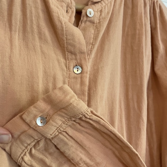 Poudre Organic Peach Blouse - Picture 3 of 7